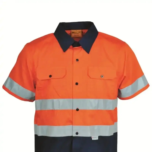 Picture of Bocini, Hi-Vis S/S Shirt With Reflective Tape